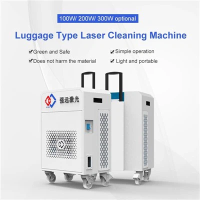 Macchina per la pulizia industriale a impulsi Macchina per la rimozione della ruggine 300w Pulitore laser per ruggine con raffreddamento ad aria